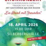Flyer Chorkonzert 18.04.2026